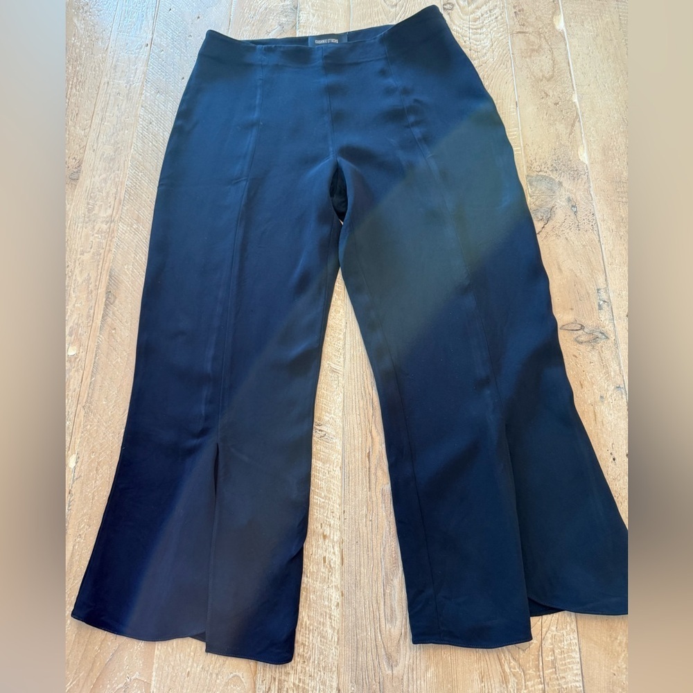 Cushnie Et Ochs navy flare pants 12